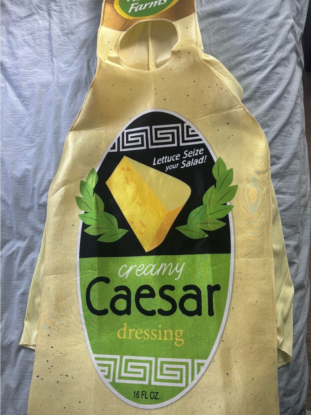 Creamy Caesar dressing costume